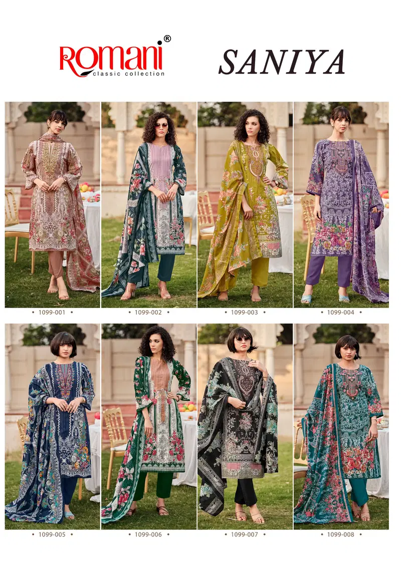 Romani Saniya Soft Cotton Digital Printed Dress Material